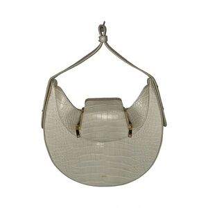 JW PEI Rantan Bag in ivory croc